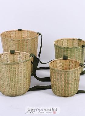 极速菊东篱艺下舞道具篓子藤编框子大号小采号文竹编蹈考2.0205背