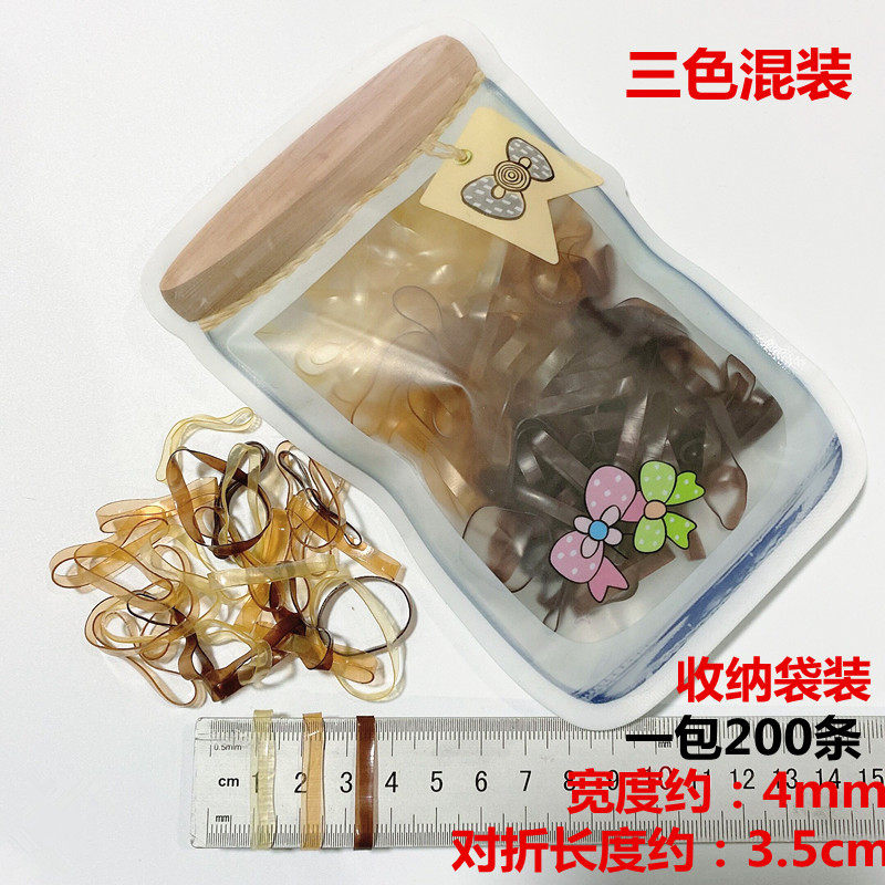 极速新款a小橡皮筋女扎头发绳发圈皮套头绳可爱森女系一次性黑头