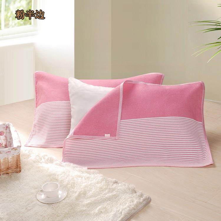 极速薄款老粗布亚麻防汗q儿童老式垫巾加密卧室条纹枕巾天蓝色柔,床上用品,枕巾,淘宝优惠券,粉丝福利购,淘宝优惠卷