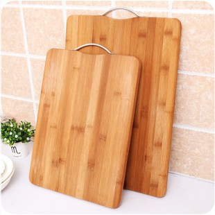 极速Solid wood home kitchen chopping Hboard rectangular plat