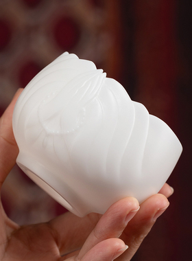 新品戴玉堂陶瓷静心m杯佛前水杯供奉观音佛像供佛杯圣水杯净水杯