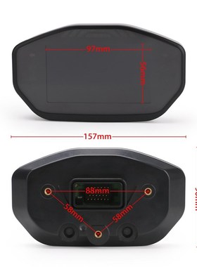 极速niversal ABS TFT DISPLwAY Odometer Water Temperature Oil