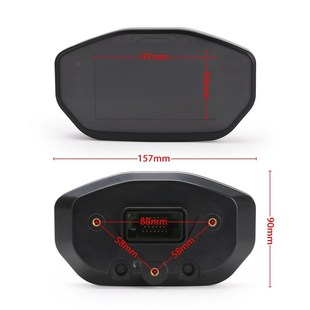 极速niversal ABS TFT DISPLwAY Odometer Water Temperature Oil