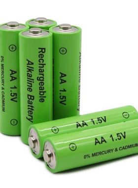 极速New AA battery 1.5v 3800mAh Alkaline1.5VP Rechargeable B