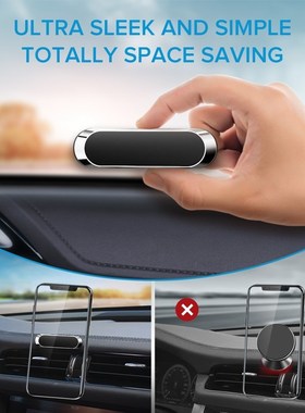 极速Magnetic Car Phone Holder Dashboard MobiOle Phones Metal