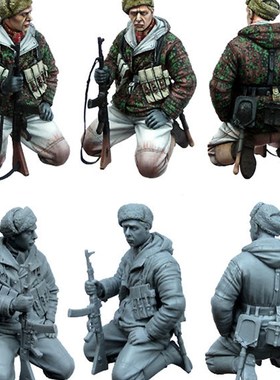 极速[tuskmodel] 1 35 scale resin model figures kiTt German E