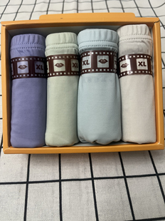 正品初吻之梦儿童男童内裤裤衩 养护桑蚕丝底档 中腰 四色四条/盒