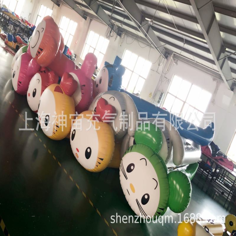 趣味充气毛毛虫道具运动会器材户外儿童幼儿园亲子活动