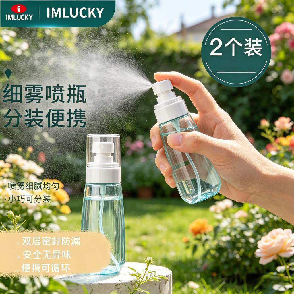 旅行分装瓶按压便携纳米补水喷壶超细雾化妆酒精分装空瓶子喷雾瓶