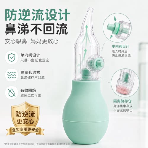 宝宝吸鼻器婴儿小月龄鼻屎清洁新生幼儿童专用鼻塞通鼻子清理鼻涕