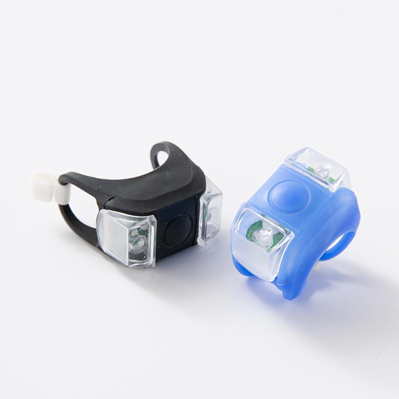 自行车硅胶青蛙灯第六代青蛙灯警示双LED双眼灯自行车配件装备