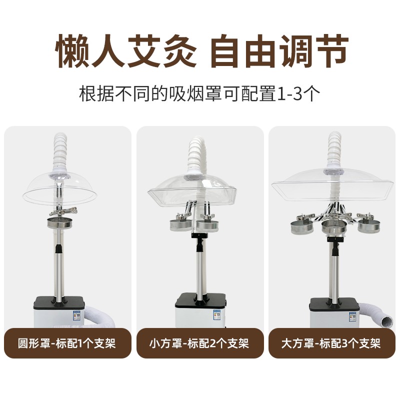 艾灸排烟机家用小型外排式抽吸器悬灸架子养生馆熏蒸仪雷火灸工具图片