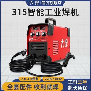 德国进口大焊250电焊机家用220V小型便携380V工业两用315双电压全