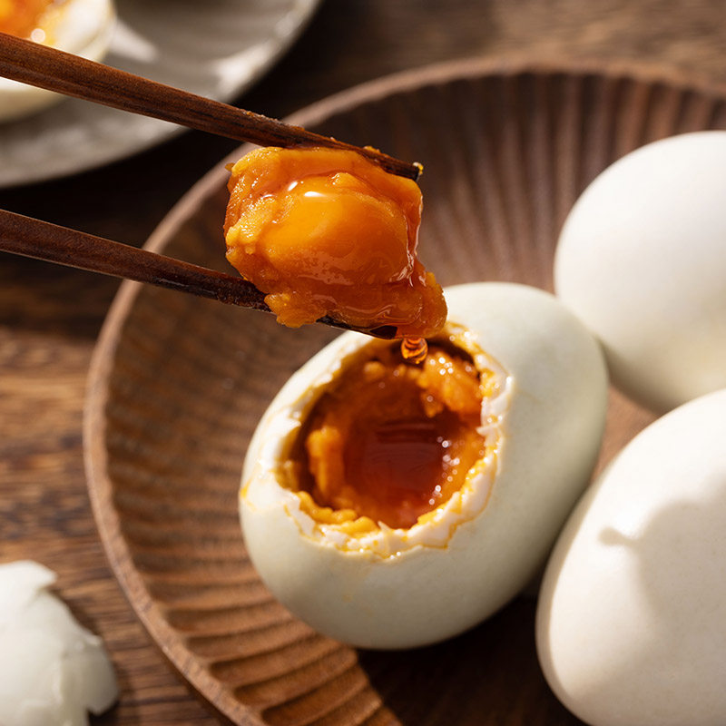 鸭绿江咸鸭蛋10枚/盒盐水腌制特大流油烤海鸭蛋正宗东北农家鸭蛋