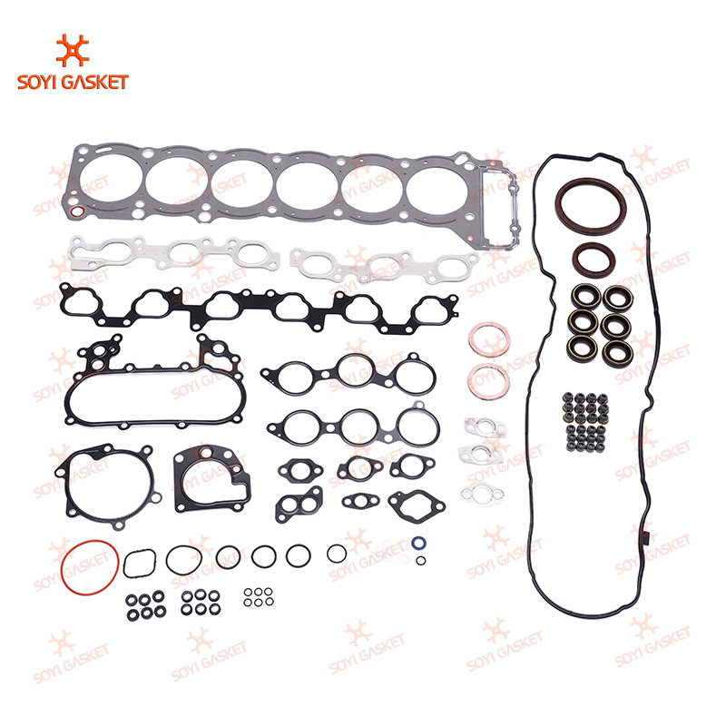 1FZ FZJ80电喷04111-66035发动机大修包组件进气歧管垫平行垫曲后