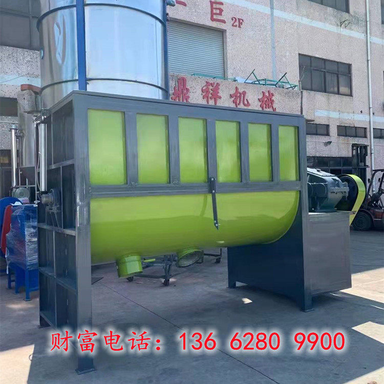 广东化工卧式干粉搅拌机 5吨不锈钢卧式拌料机 6吨现货搅拌机发货