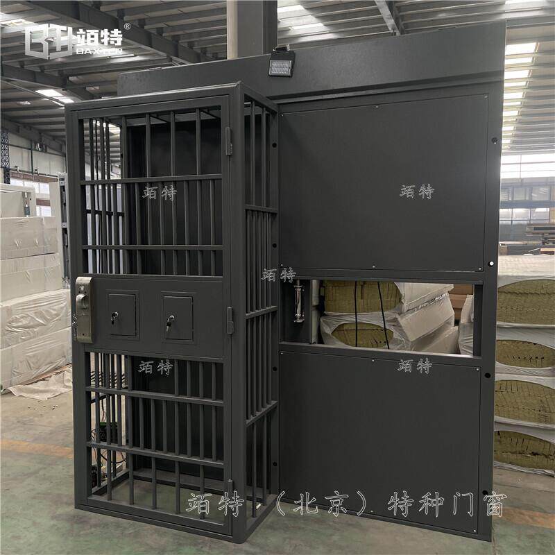监狱手动多点式钢质门   监狱电动AB门厂家销售