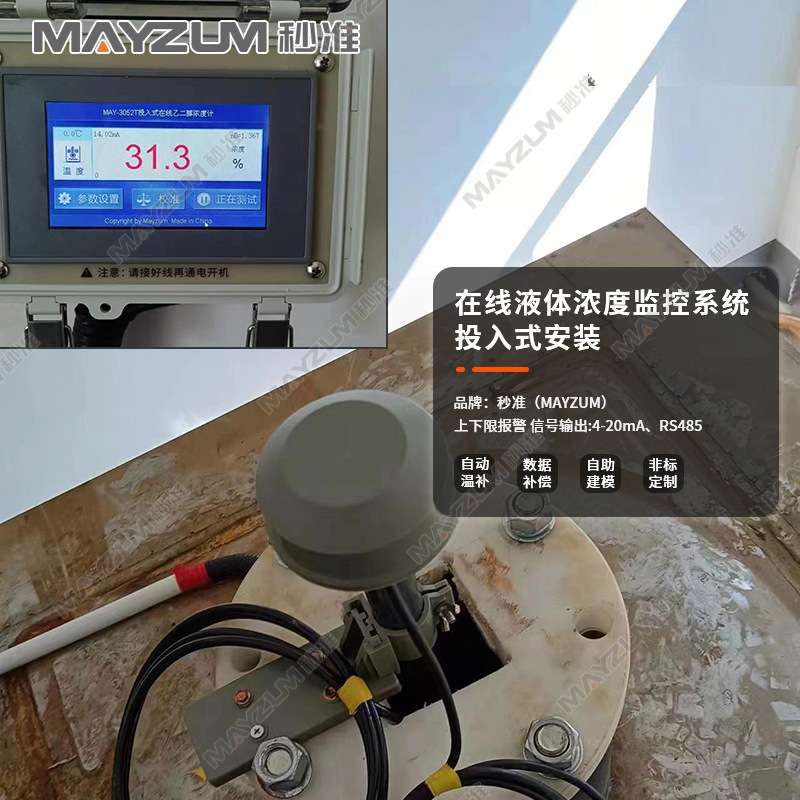 MAYZUM（秒准）MAY-3001F-70在线DMAC浓度计 玻纤浸润剂DMAC在线