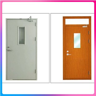 横岗防火门 甲级钢制防火门 乙级 双开玻璃防火门 盐田木质防火门