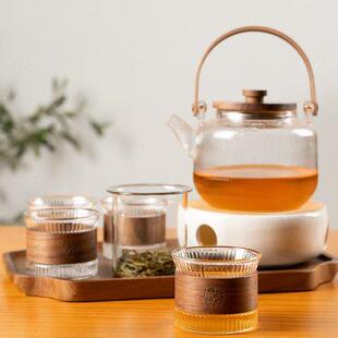 花草水果茶壶蒸茶茶壶煮茶壶泡茶壶耐高温玻璃咖啡壶家用茶壶套装