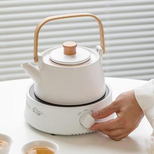 陶壶电陶炉煮茶壶套装 日式 提梁泡茶壶餐厅耐高温家用烧水壶煮茶炉