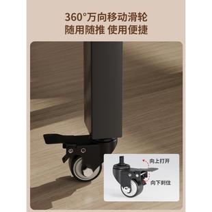 折叠桌家用小户型餐桌可移动吃饭桌子出租房饭桌带转盘桌椅组合