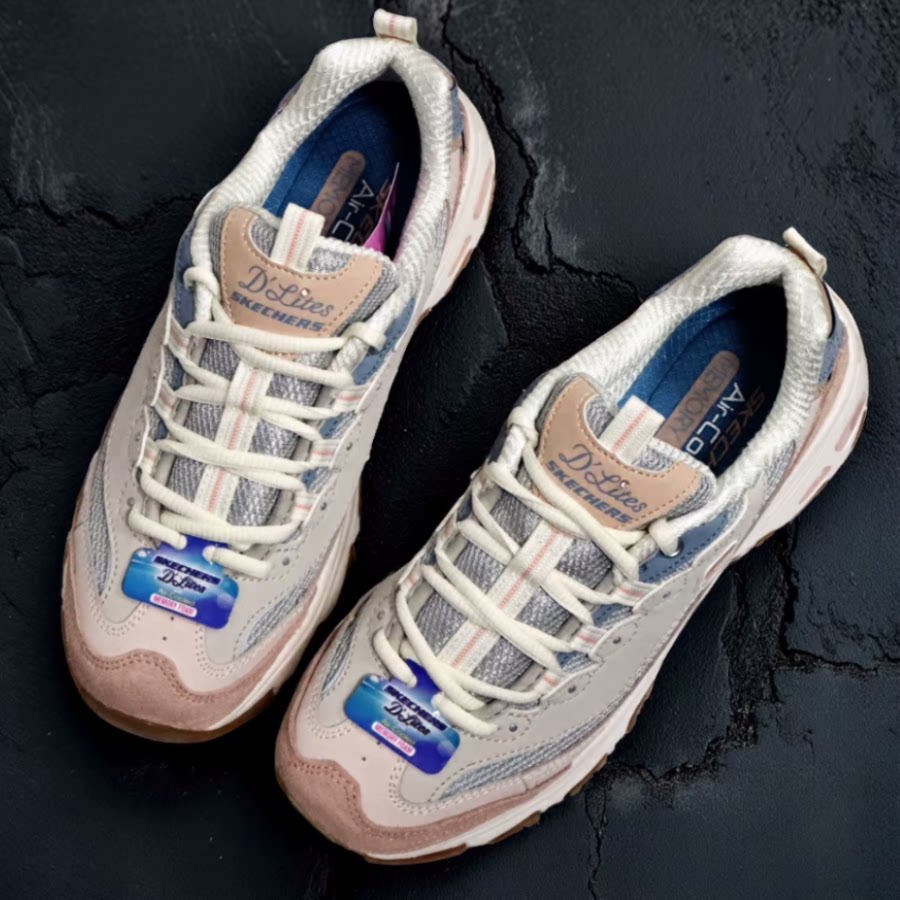 Skechers斯凯奇 D'LITES 1.0 低帮 老爹鞋 女款