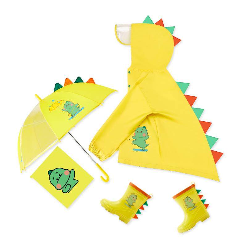 儿童雨衣男童2岁3幼儿园女宝宝4小童斗篷式雨披长款雨服防水套装7