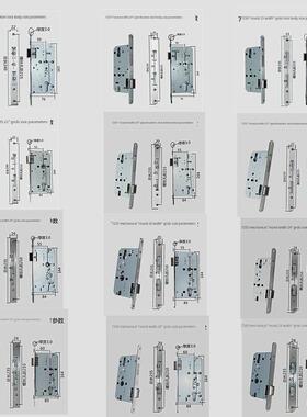 7245、7250、7255、7260室内门锁门锁本体锁核心防火门医院锁房间