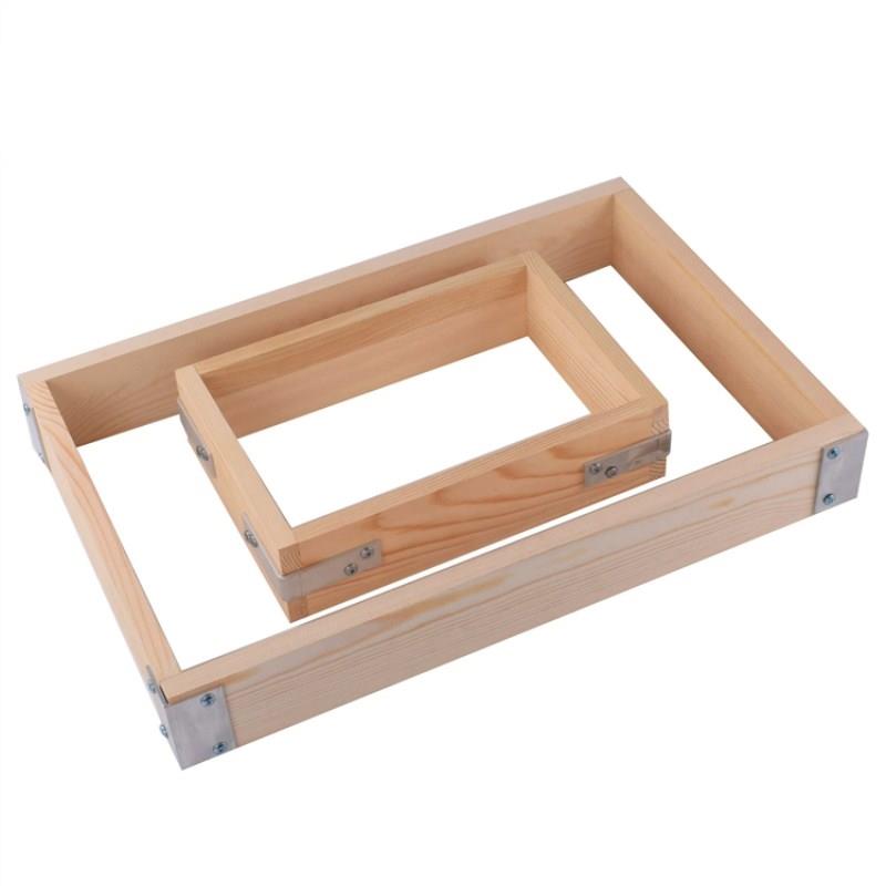 法式大号长方形烘焙木框白松木蜂蜜蛋糕模模具古味长崎正方形模具