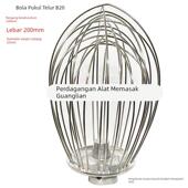 商用B30搅拌机原厂配件不锈钢打蛋球B20搅拌拍38L和面勾蛋桶恒联