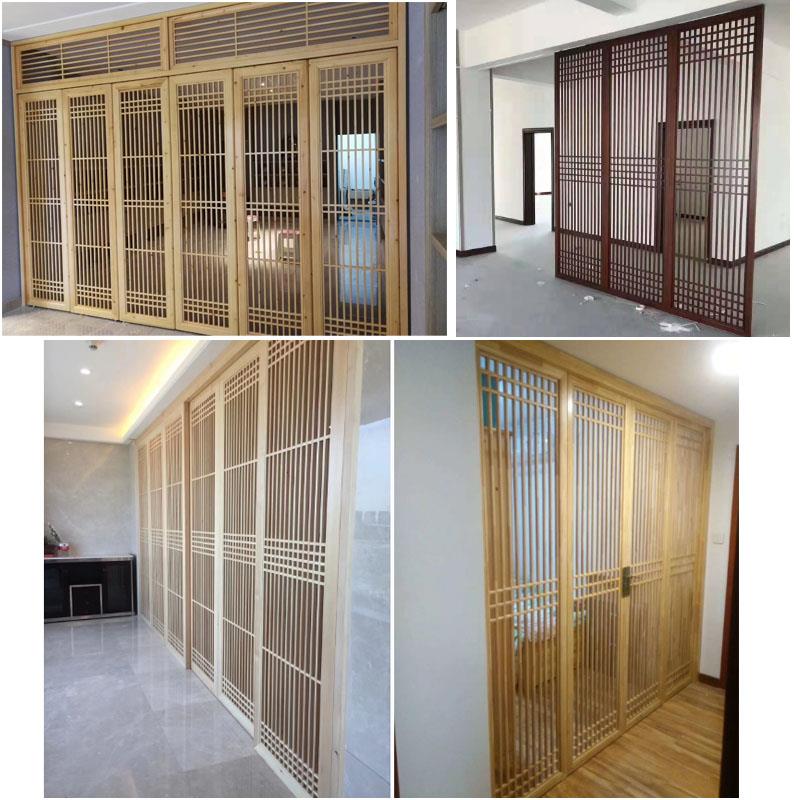 定制中式仿古门窗花格隔断木门东阳木雕镂空实木窗户屏风装修装饰