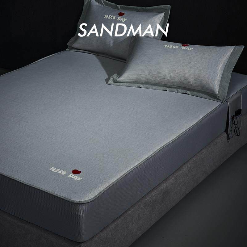 SANDMAN轻奢高档冰丝凉席凉垫可水洗家用夏季夏凉席软冰席可折叠,床上用品,冰丝席,淘宝优惠券,粉丝福利购,淘宝优惠卷