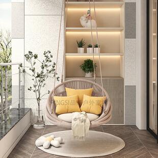 吊椅室内秋千阳台家用卧室少女摇摇椅吊篮网红懒人房间秋千小吊椅