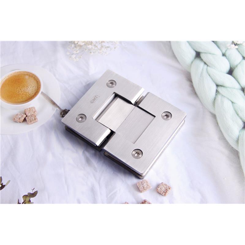 Gmt玻璃门铰炼不锈钢浴室夹淋浴房铰炼无框玻璃门夹铰炼180度