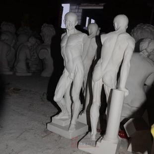 石膏像全身解剖石膏人头像美术教具雕塑摆件素描模型美术用品写生