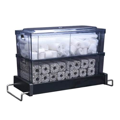 松宝滴流盒过滤槽过滤盒小鱼缸乌龟过滤器上滤盒底滤培菌仓过滤盒