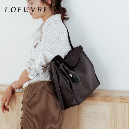 25新款牛皮女单肩包通勤托特