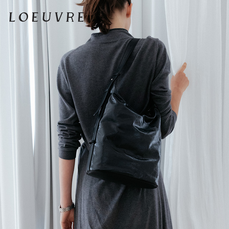 25新款牛皮做旧质感托特包