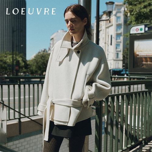 loeuvre郑丽媛/多贤同款羊毛大衣