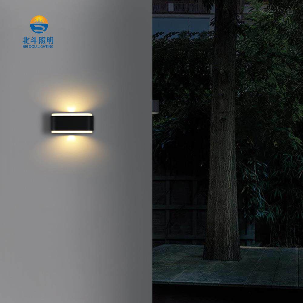 黑色铝压铸庭院IP6花园户外室内装饰PC罩别墅酒店房间北斗壁灯