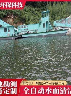 水面清洁船全自动保洁船DFBJ150型螺旋桨驱动清理湖泊垃圾水草