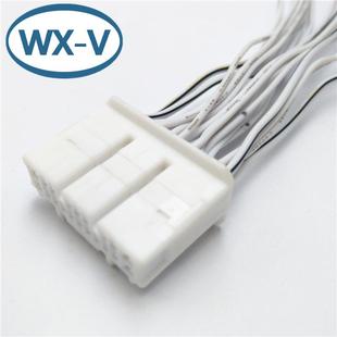 6098-5622 线束AMP接插件 汽车防水插头线 对接头 282080-1 带线