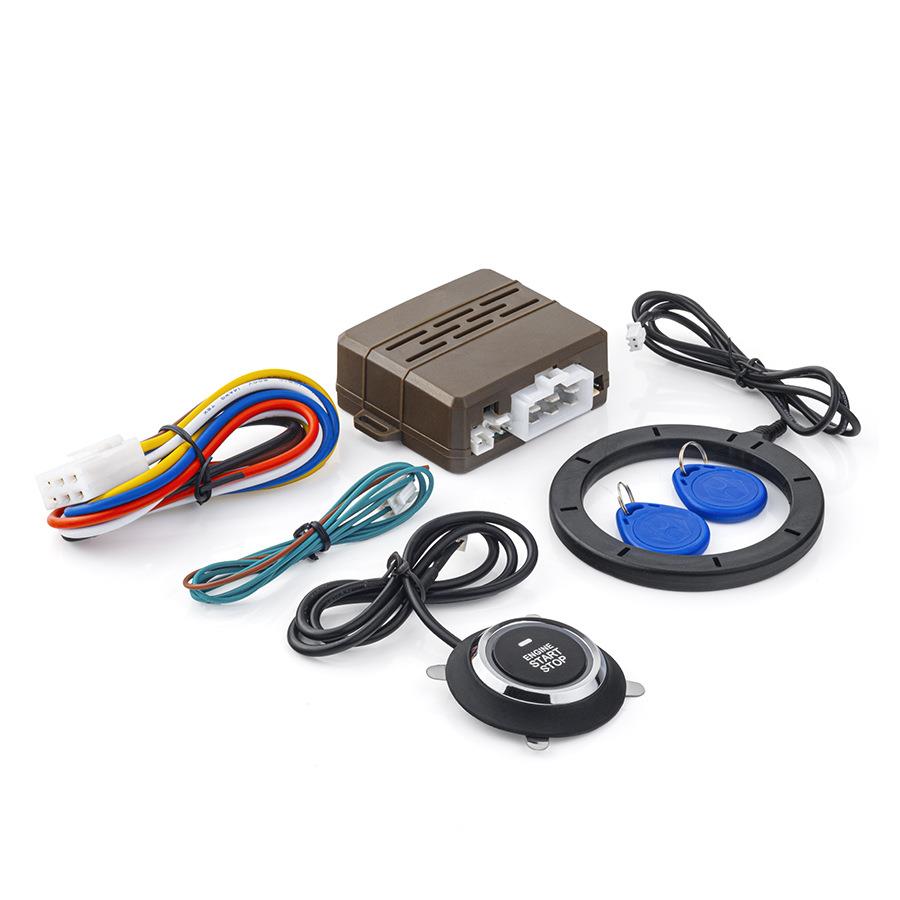 902C智能启动器:厂家12V通用型RFID暗锁防盗器跨境汽车一键启动