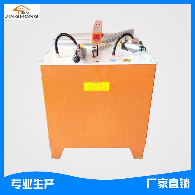 广东铝型材切割机45度-90度切角机铝材木材切割机晶钢门切角机