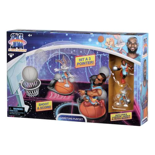 SPACE JAM 詹姆斯空中大灌篮决套组 可动球员人偶模型