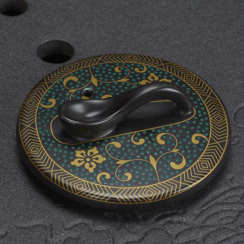 速发半全自动茶具石磨泡茶壶盖子陶泡单才盖碗三盖茶具配件瓷茶盖