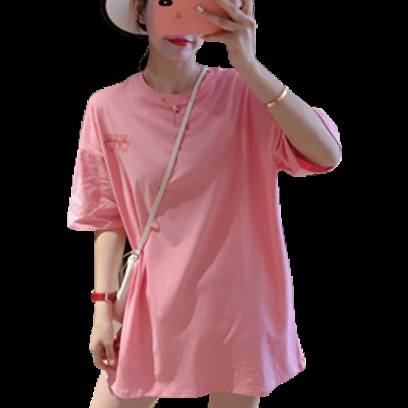 现货速发睡衣夏天睡裙宽松家居服可外穿出门可爱港风连衣T恤裙