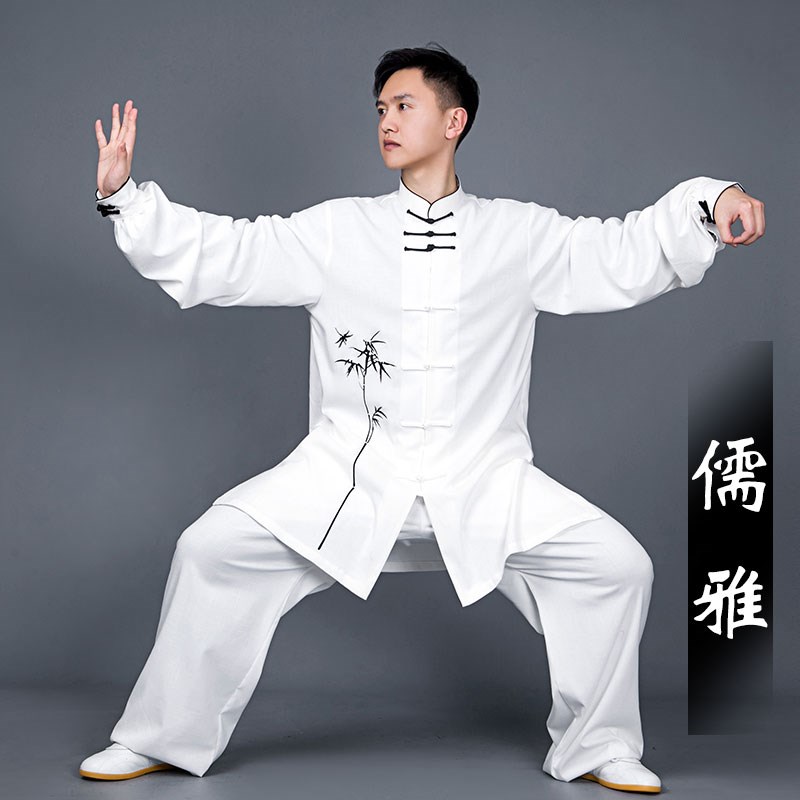 速发高端太极服赛太款飘逸比男表演新极练功服中国风服装春