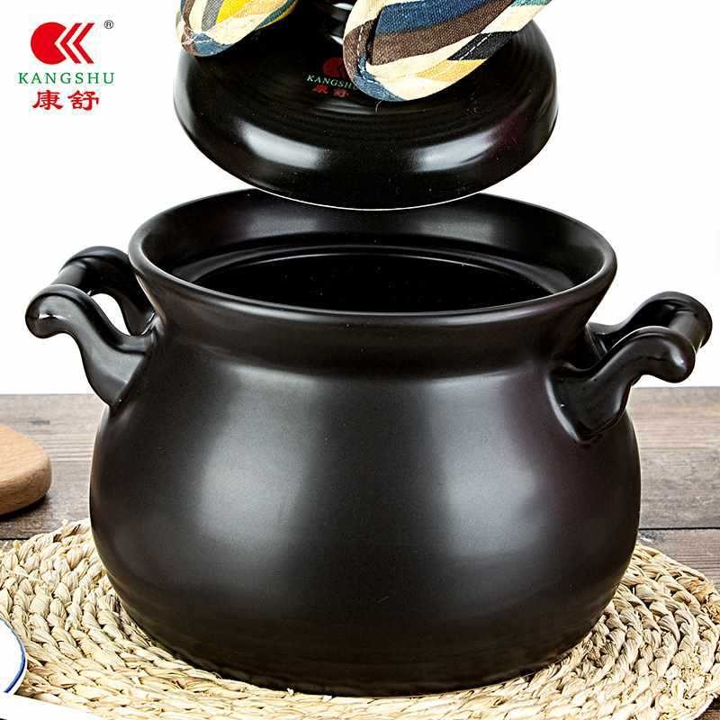 速发耐用温砂明大容量陶瓷煲煮粥煲锅火直烧汤锅家高炖锅汤煲沙锅